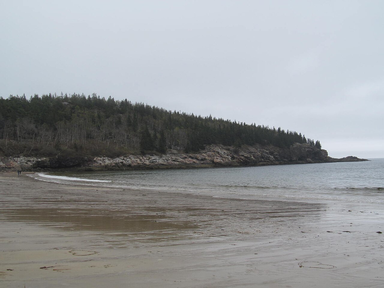 Sand Beach, Hancock County, United States: sea temperature