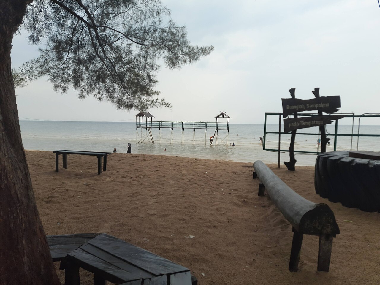 Ujung Pandaran Beach, Indonesia: sea temperature, photo and map
