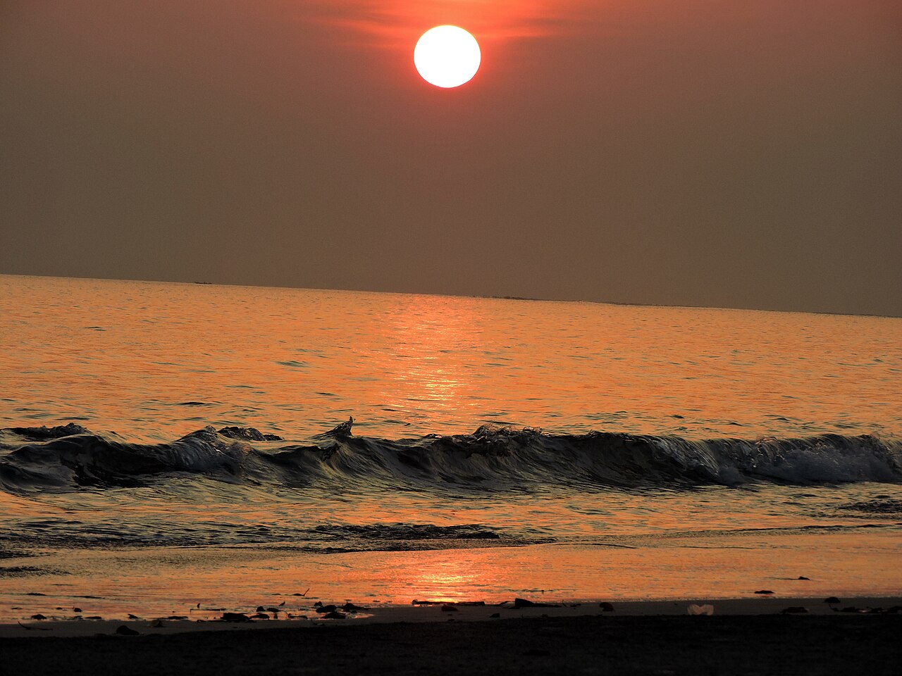 Radhanagar Beach, India: sea temperature, photo and map