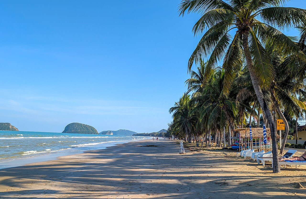 หาดนมสาว, Thailand: sea temperature, photo and map