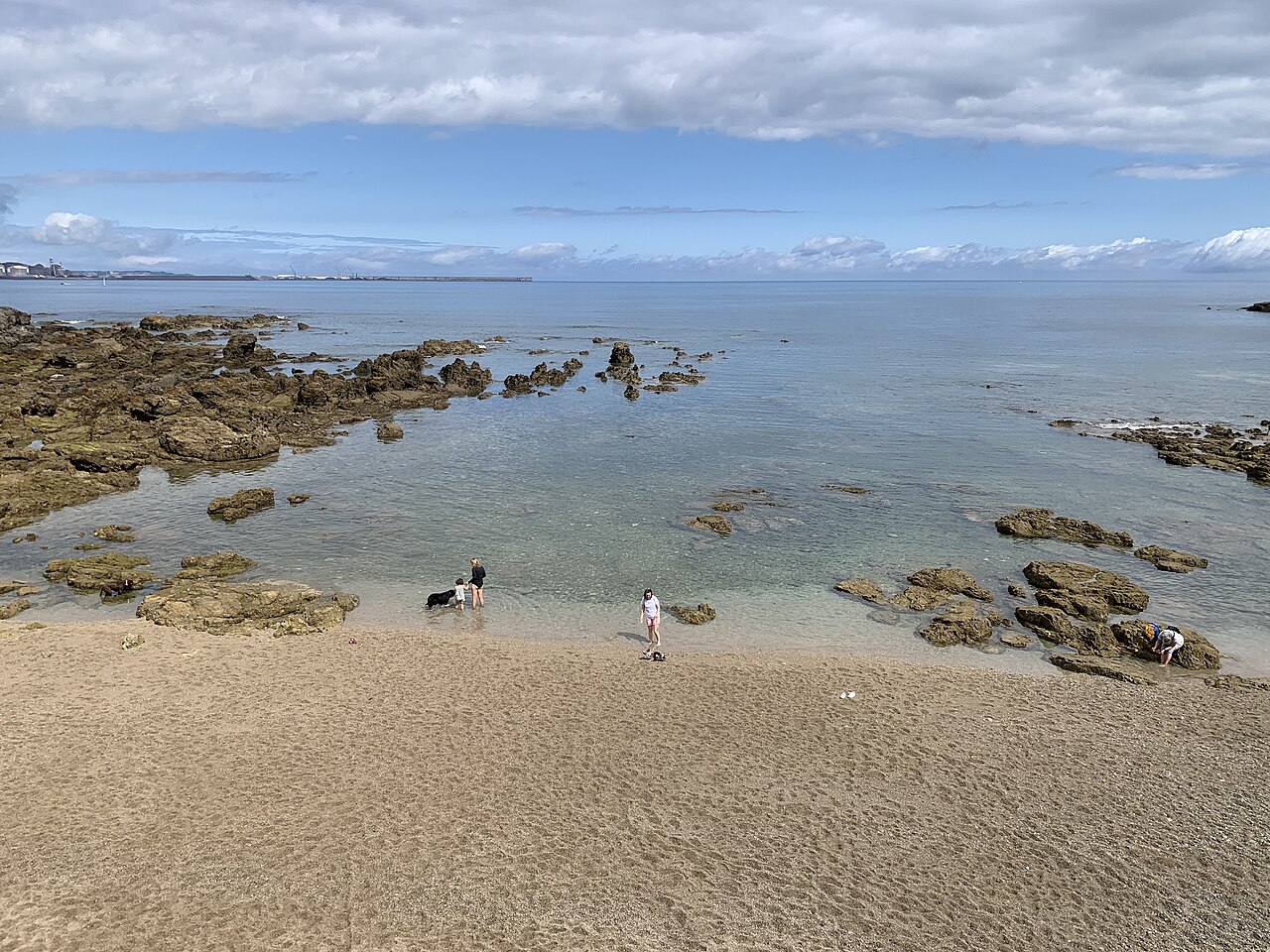 Playa de El Rinconín, Spain: sea temperature, photo and map